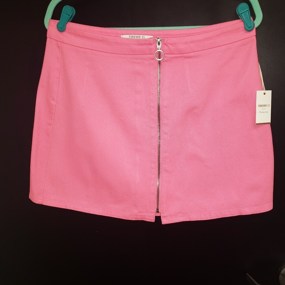 Short Fuchsia Skirt